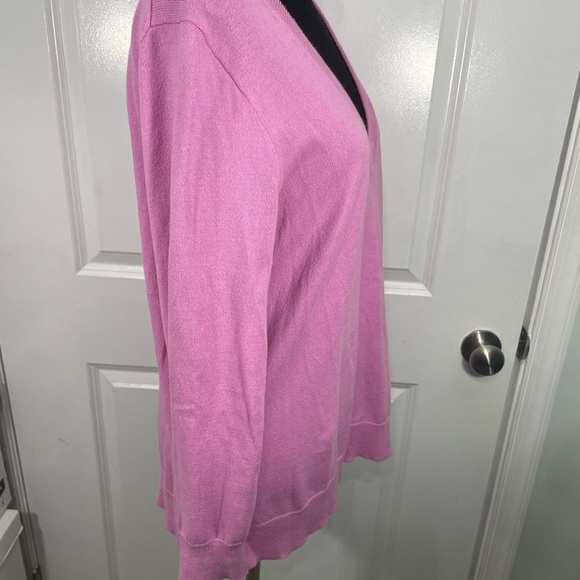 J. Crew Women's V-Neck Sweater in Pink Size Small CB-100 - Picture 5 of 8